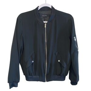 Zara - Black Bomber Jacket - XS Morocco